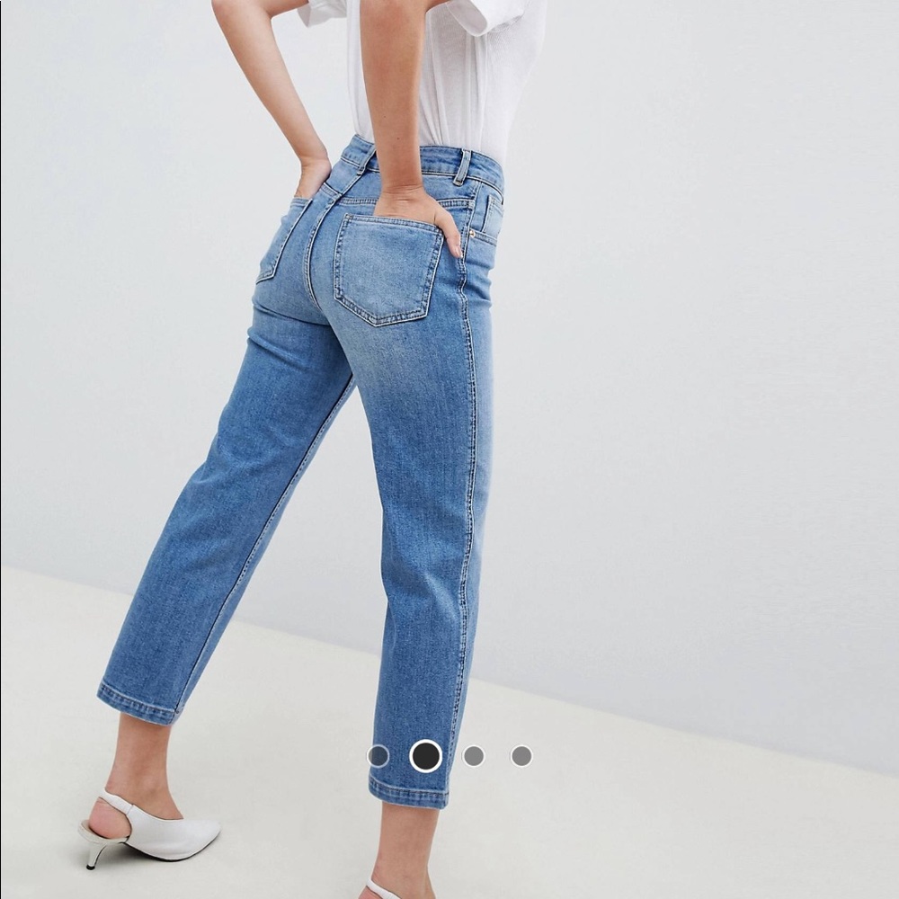 ASOS petite farleigh high waisted jeans